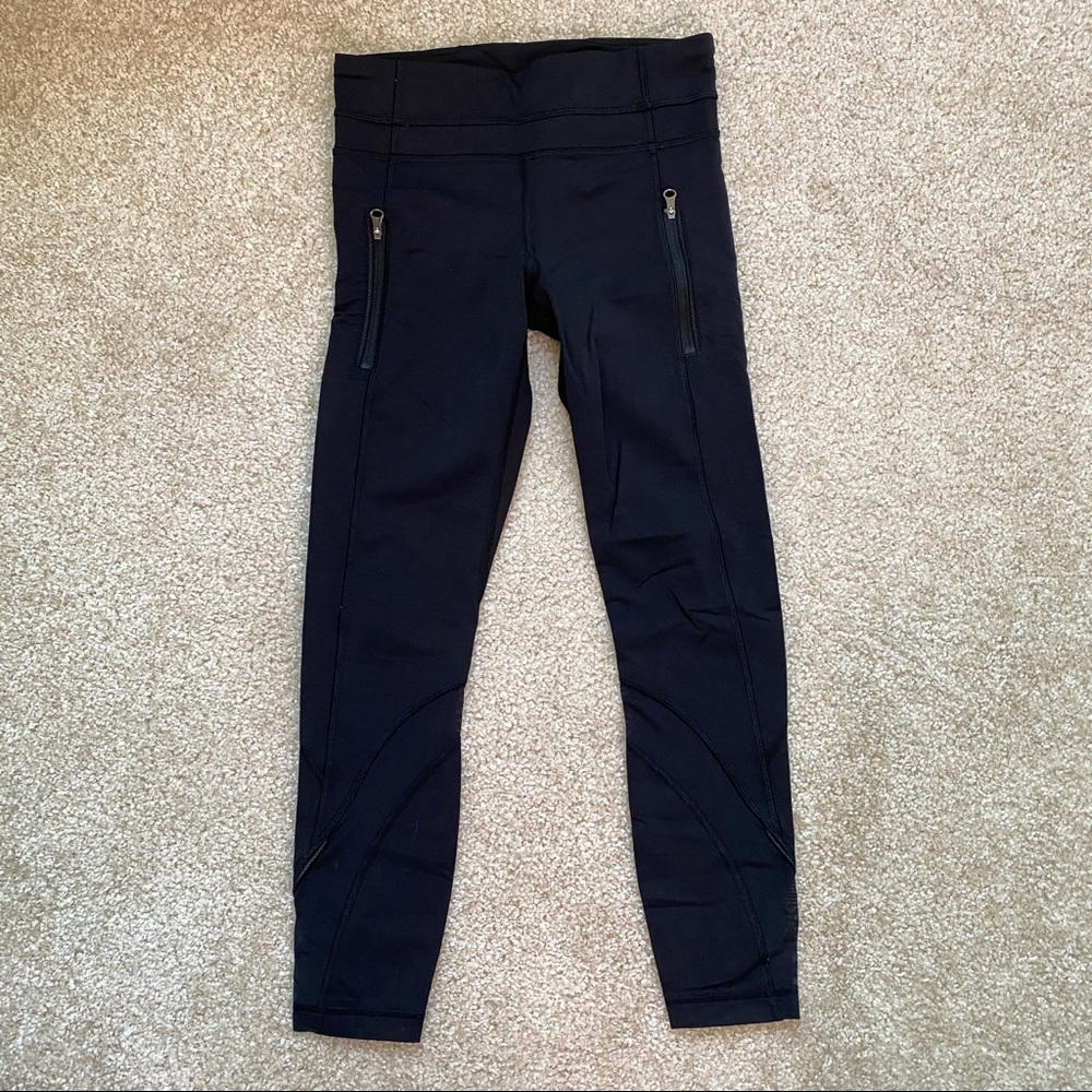 Lululemon black 7/8 th leggings new